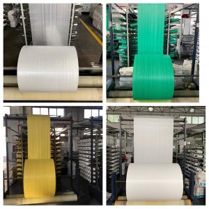 China Customized Pp Woven Fabric Rolls Polypropylene Bag Roll For Cement Tube Sand Bags wholesale