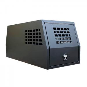 China Custom Large 700mm Single Black Aluminum Alloy UTE Canopy Dog Box wholesale