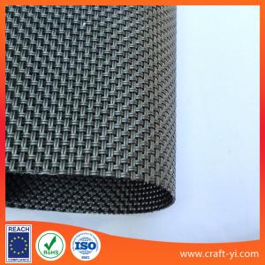 China Outdoor Fabrics - Sunbrella outdoor chair fabric in Textilene mesh fabricin black color on sale