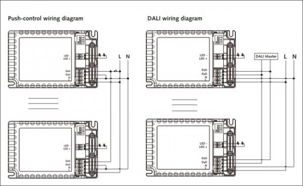 IP20 Indoor Low Voltage Dali LED Dimming Driver 30 Watt 16 - 58 Vdc Class II