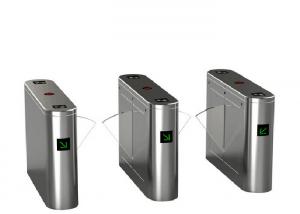 China Biometric barcode scanner tripod turnstile gate , RFID access control turnstiles on sale