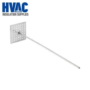 China Perforated Base Insulation Stick Pins For Rigid Insulation Zinc Finished on sale