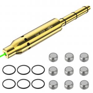 China 22LR Green Laser Bore Sight 4 Sets Of Batteries Laser Accuracy Outdoor Green Laser Zeroing Boresighter wholesale