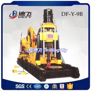 China DF-Y-9B 4200m portable diamond core drilling rigs for sampling with diesel engine, wire-line diamond rig for sale on sale