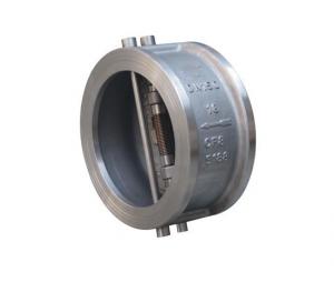China DN50-600 Wafer Type Dual Disc Check Valve H76H-16P with Bidirectional Flow Direction wholesale