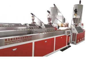 China Automatic Plastic Profile Extrusion Line Wpc External Profile Extrusion Manufacturing Machine wholesale