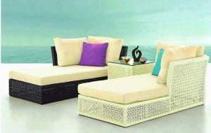 China Outdoor rattan chaise lounge chair-3009 wholesale