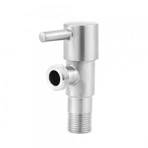 China SS Half Inch Single Angle Valve Hot And Cold Water Angle Stop wholesale