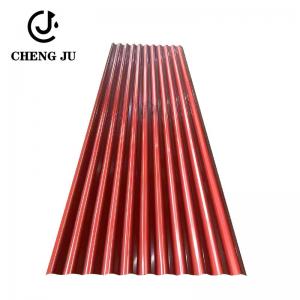 China 600-1500mm Colored Galvanized Steel Sheets S350 Aluzinc Corrugated Roofing Sheets wholesale