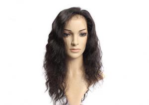 China Unprocessed Real Human Glueless Lace Front Wigs Natural Wave For Black Women wholesale
