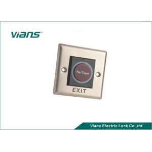 Infrared Door Exit Button / Push To Exit Switch With Touch Free Sensor ,