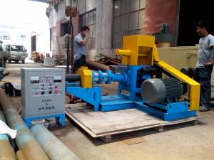 China 22KW  Floating Fish Feed Extruder Machine 1mm~6mm Output Size ISO on sale