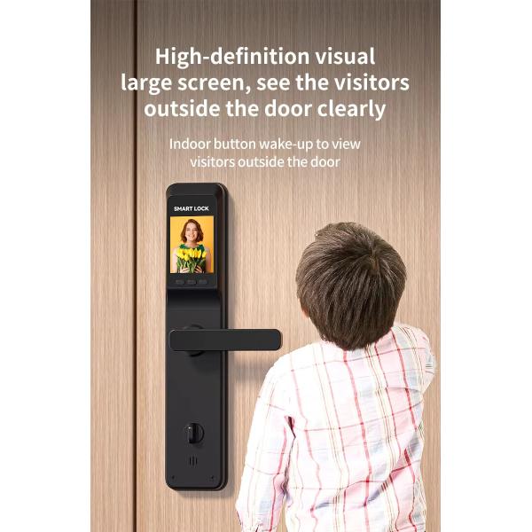 Wifi Smart Door Lock Bluetooth 3D Face Lock OEM ODM For Home