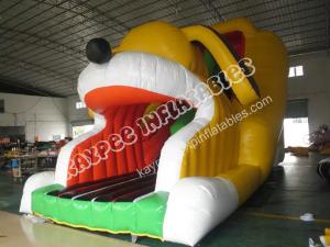 Inflatable dog slide, ,Inflatable puppy slide,animal slide