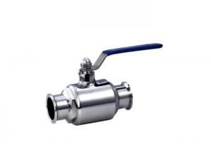 China Clamp Ends Sanitary Ball Valves , 2 Inch Ball Valve For Hygienic Industry wholesale