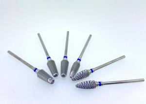 China Straight Edge Dental Diamond Burs Sharp Tungsten Carbide Grinder For Crown wholesale