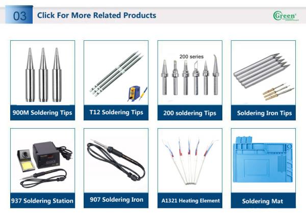 LT B 2.0mm Soldering Iron Tips , WSP80 Soldering Electronics Tips