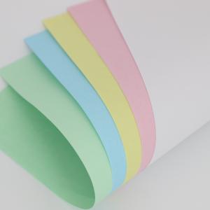 China FOCUS Carbonless Paper 100% Imported Virgin Wood Pulp Blue Pink Green Yellow Invoice wholesale
