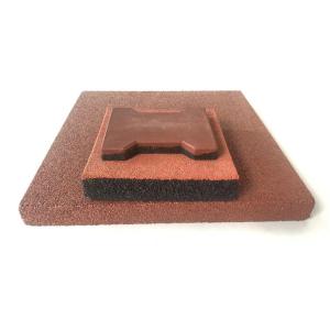 China Horse Floor Mats For Walkways Outdoor Rubber Brick Paver Playground Tiles Mat wholesale
