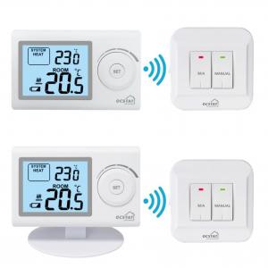 China PC+ABS Wireless Heater Thermostat / Remote Controlled Thermostat For Boiler on sale