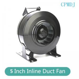 China Passive Intake 224CFM 125mm Centrifugal  Exhaust 5 Inch Inline Duct Fan wholesale