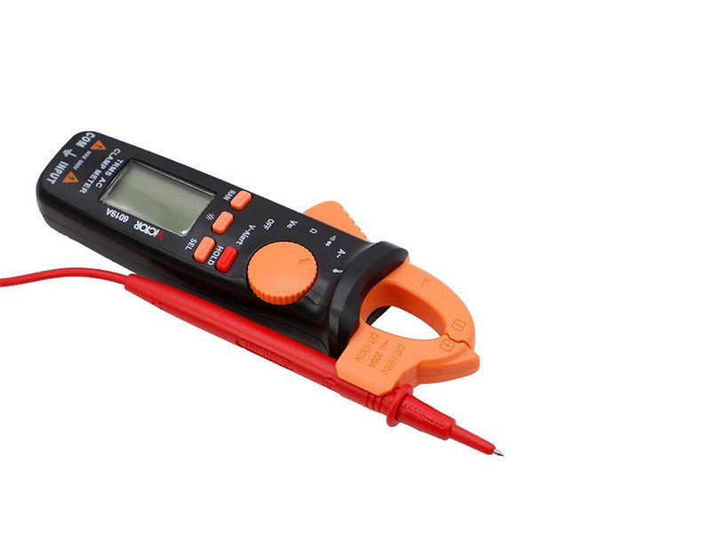 MINI True RMS AC Digital Clamp Multimeter 6019A With Temperature Test