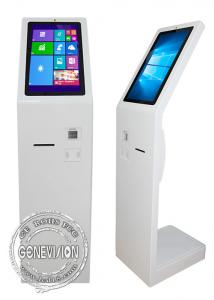 China QR Code Scanner Ticketing PCAP Touch Screen Kiosk For Bus Station wholesale