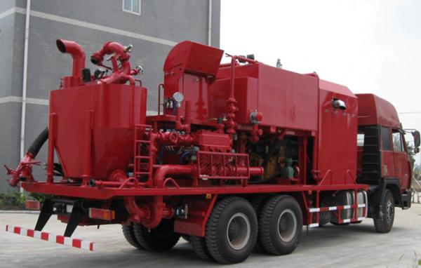 Quality 45MPa 2100L/MIN Oilfield Cement Truck For Gas Oil Well for sale