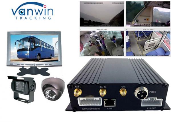 Quality 3G realtime monitoring car DVR/MDVR/mobile DVR support oil sensor passenger counting for sale