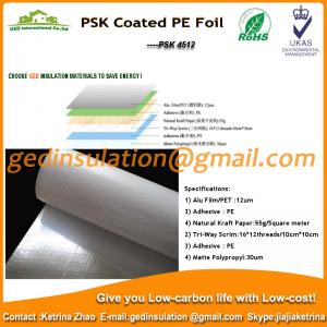 China PSK Coated PE Foil for fiberglass wool facing wholesale