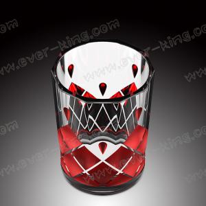 China Tea Water Transparent Glass Cup Customized Printing wholesale