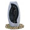 Buy cheap Handmade Fiberglass Resin Large Outdoor Water Fountains With Lights , 53x21x107c from wholesalers