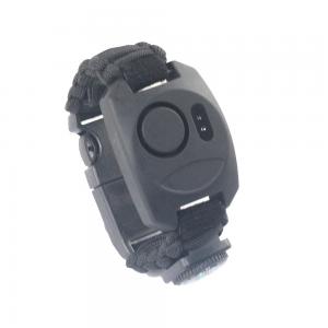 China Balck Emergency Paracord Survival Watch Cool Camping Accessories Built In Battery wholesale