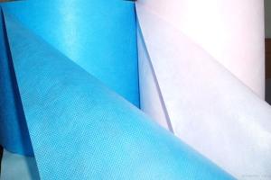 China Anti Tear 35gsm Spunbond Non Woven fabric Isolation Gown Fabric Roll wholesale