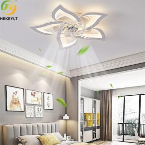China 27 Inch 50W Remote Control Ceiling Fan With Lights 3 Color Temperatures 6 Gear wholesale