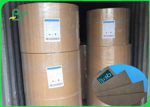 Quality SGS & ISO 160GSM Great Rigidity Kraft Text Liner Brown For Packing In Rolls for sale