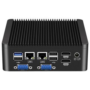 Intel Celeron J4105 Fanless Industrial PC With Dual LAN Dual COM Linux And DDR4