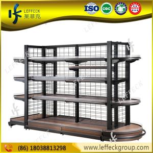 China Promotional heavy duty double side metal wire shelves rack wholesale