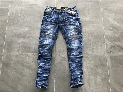 Quality Men'S Medium Wash Denim Jeans , 5 Pockets Stretch Denim Skinny Jeans TW78814 for sale