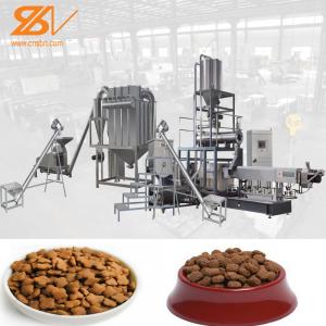 China Dog Food Pellet Making Machine , Pet Food Extruder 380V 50HZ Voltage wholesale