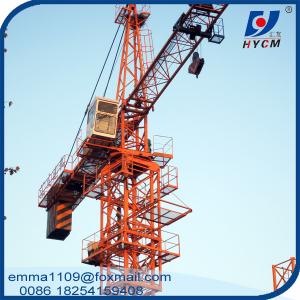 China TC5008 Cat Head Top Slewing Crane Tower 50M Boom Lifting Jib 4t Max.load wholesale