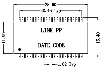 LP5014ANL / LP5014NL Gigabit Ethernet Magnetic Transformers Dual Port