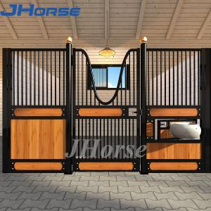 China Galvanized Steel Horse Stall Fronts Temporary Horse Stable For Competition wholesale