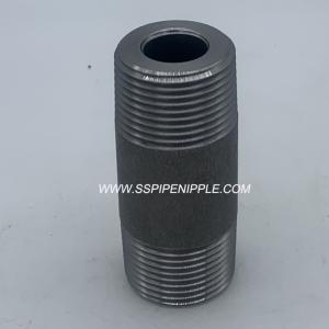 China Equal Shape Black Steel Pipe Nipple  Good Ductility  Easy To Operate wholesale