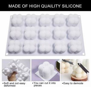 China Custom Wax Flower Shape Pillar Candle And Resin Making Silicone Mold Candles Mould wholesale