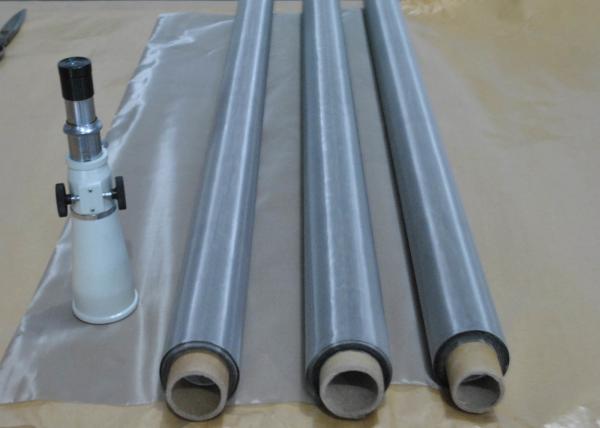 Quality High Tension Strength Stainless Steel Screen Printing Mesh For Hybrid Circuits for sale