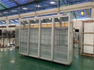 China Showcase Commercial Upright Cooler Fridge Store Glass Door Display Refrigerator Beverage Cold Drink wholesale