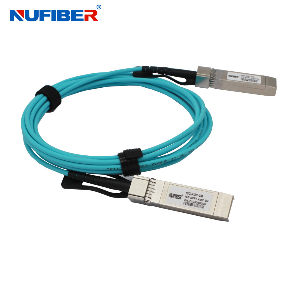 10G AOC SFP+ to SFP+ Active Optical Cable 1m/2m/3m/5m/10m/15m customized cable 10G OM3 AOC