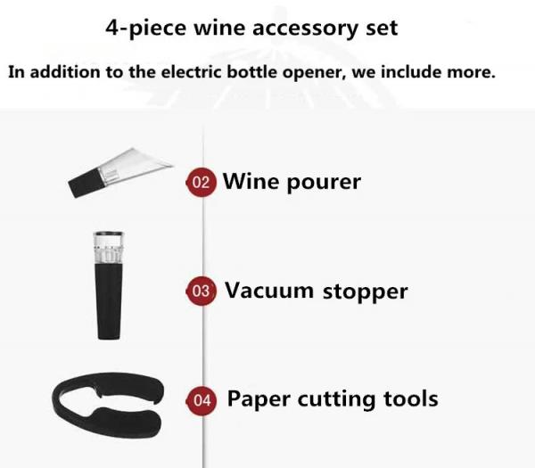4 In 1 Electric Automatic Wine Opener