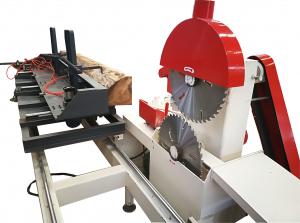 China Woodworking machinery Sliding Table Circular saw/ Double Blades Circular Sawmill on sale